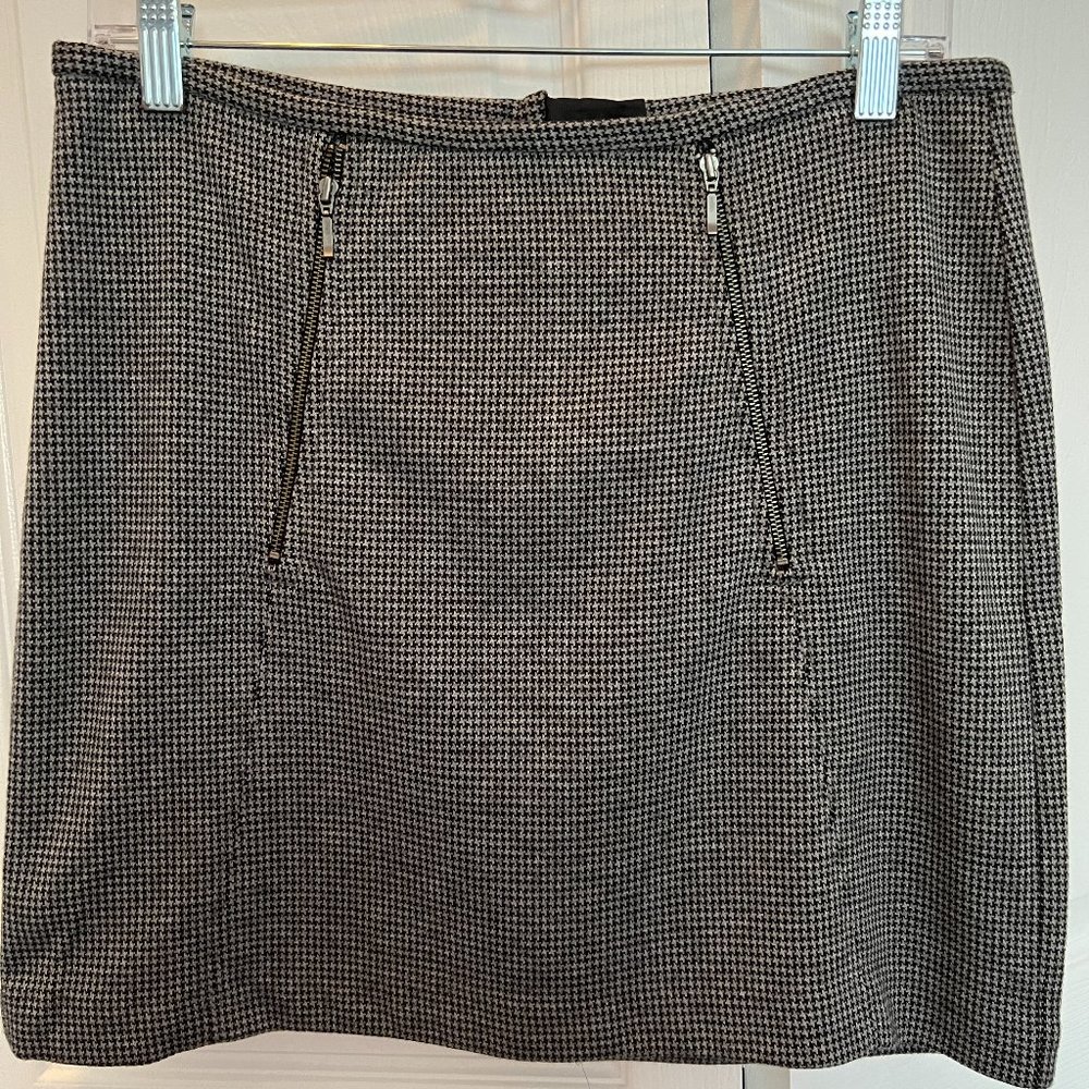 Houndstooth Skirt